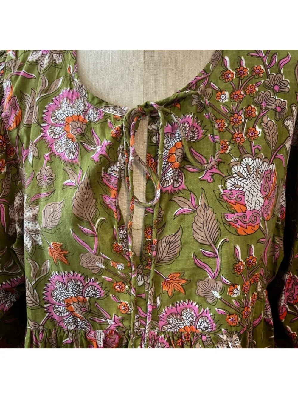 LE‎ BAZAR COASTAL Stellita Caftan in Pear Size XL